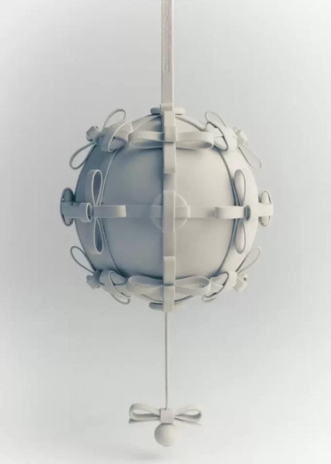 Button Bow Sphere Edition Porzellan