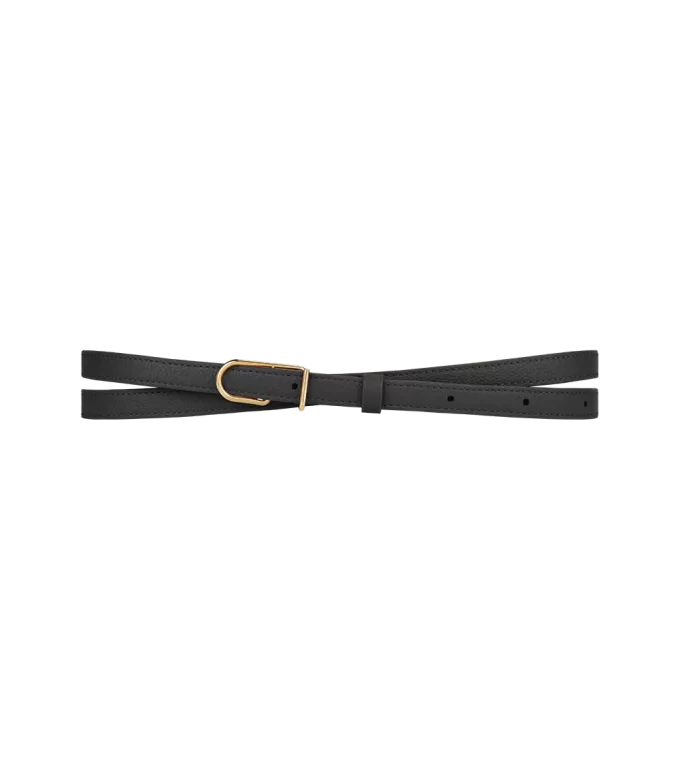 Dünner Umi Belt Edition Strukturiertes Schwarz
