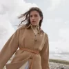 Dünner Umi-Gürtel Edition Strukturiertes Kamel