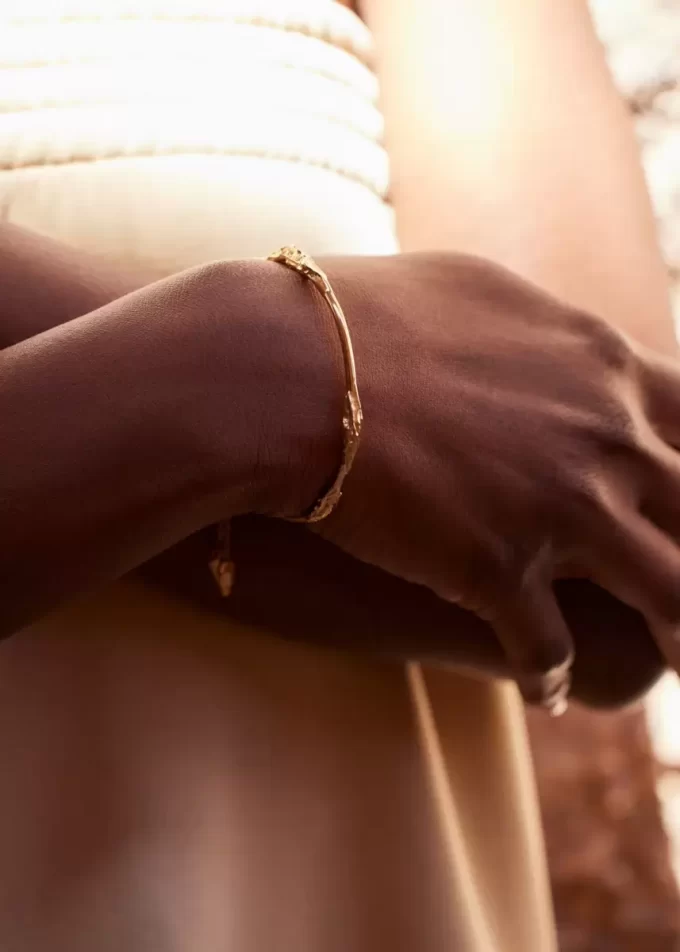 Eroz Armreif Edition 24 Karat Gold vergoldet