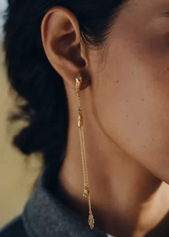 Eroz Chain Earrings Edition vergoldete Edition