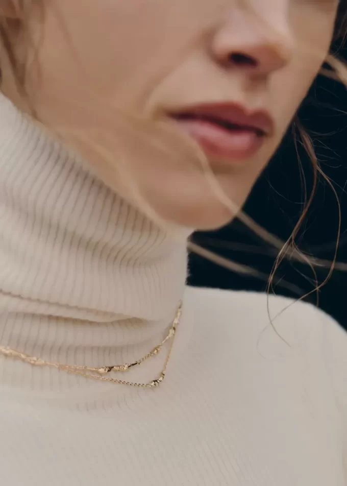 Eroz Double Chain Edition 24 Karat Gold vergoldet