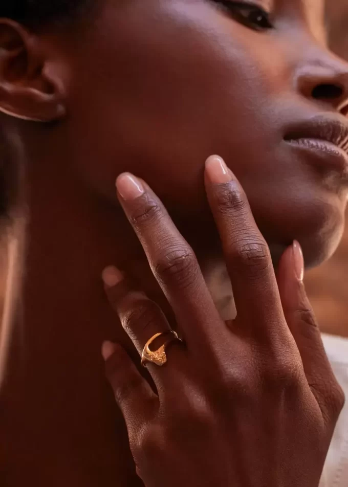 Eroz Fine Ring Edition 24 Karat Gold vergoldet