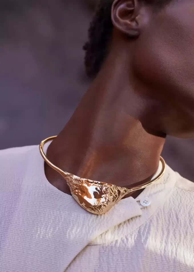 Eroz Halskette Edition 24 Karat Gold vergoldet