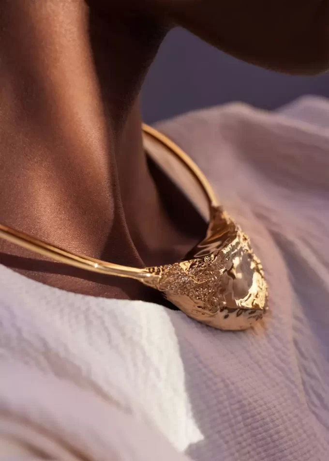 Eroz Halskette Edition 24 Karat Gold vergoldet