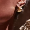 Eroz Ohrstecker Edition 24 Karat Gold vergoldet
