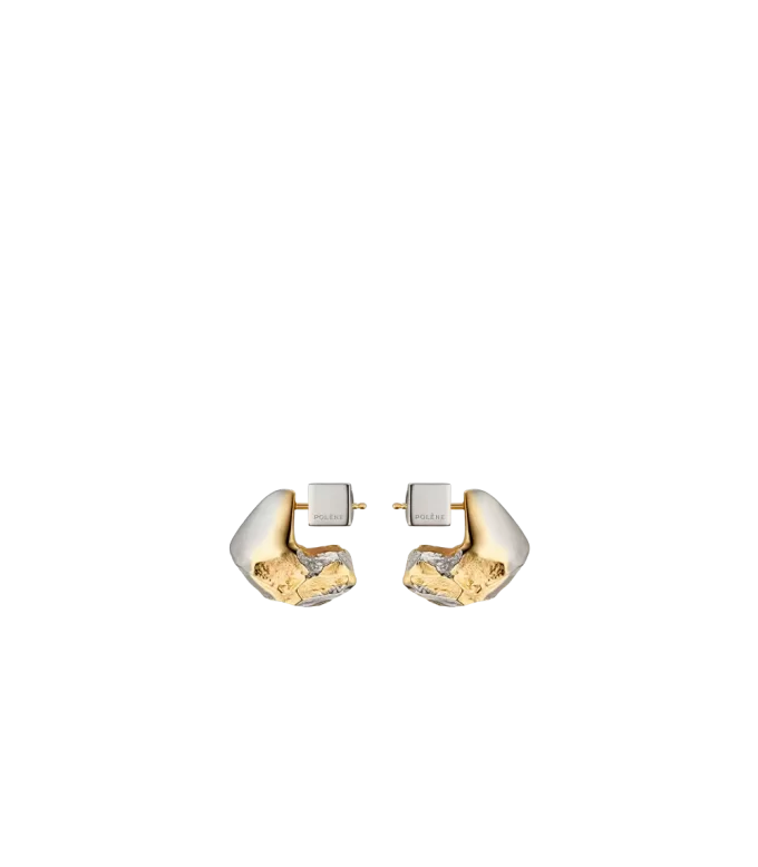 Eroz Ohrstecker Edition Duo Palladium mit 24 Karat Vergoldung