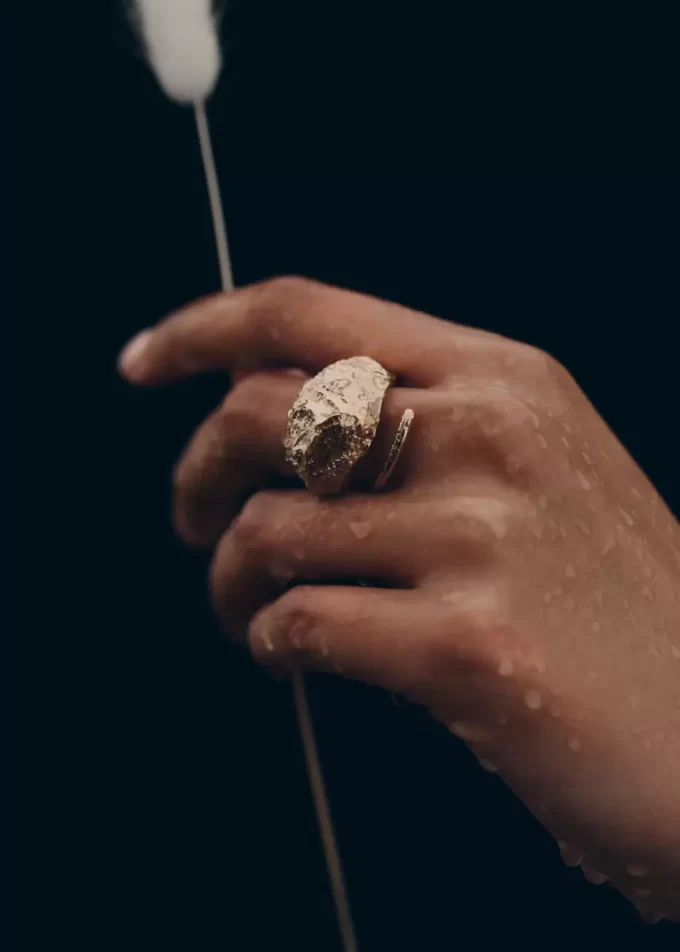 Eroz Ring Edition 24 Karat Gold vergoldet