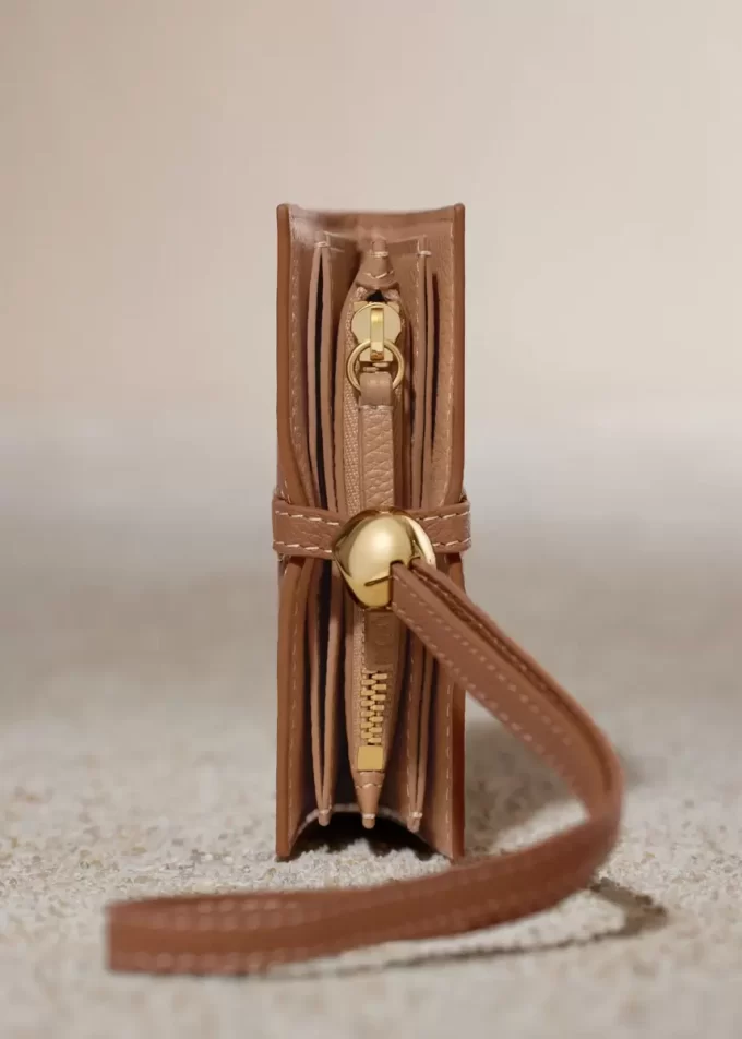 Kayé Kartenetui Edition Textured Duo Camel