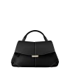Mokki Mini Edition Strukturiertes Schwarz mit ecrufarbenen Nähten