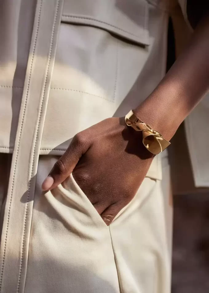 Éole Cuff Edition 24 Karat Gold vergoldet