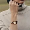 Éole Cuff Edition Schwarzes Leder