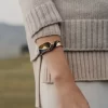 Éole Cuff Edition Schwarzes Leder