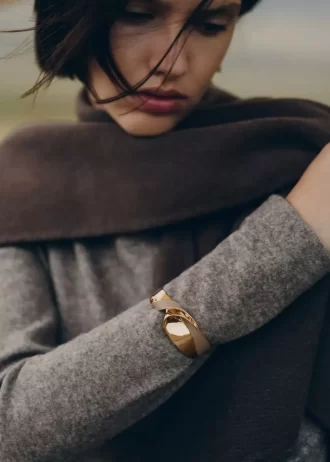 Éole Cuff Edition Taupefarbenes Leder