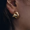 Éole Curled Earrings Edition vergoldete Edition