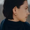 Éole Curled Earrings Edition vergoldete Edition