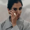 Éole Draped Ring Edition 24 Karat Gold vergoldet