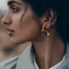 Éole Ohrringe Edition 24 Karat Gold vergoldet