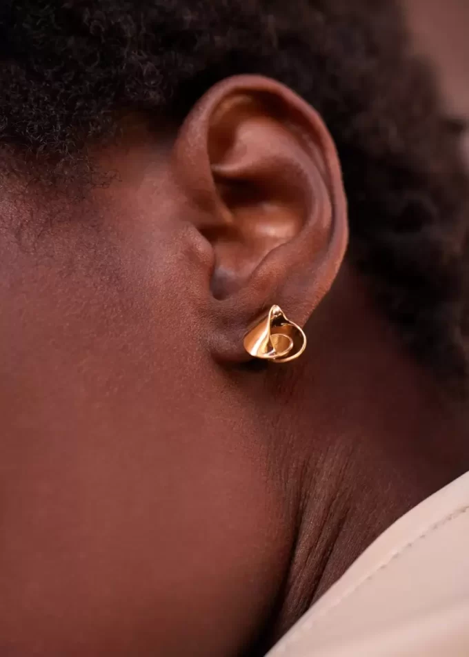 Éole Ohrstecker Edition 24 Karat Gold vergoldet