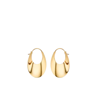 Éole Slim Creolen Edition 24 Karat Gold vergoldet
