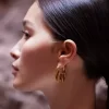 Éole Slim Creolen Edition 24 Karat Gold vergoldet