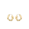 Éole Wavy Hoop Earrings Edition vergoldete Edition