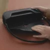 Osmo Edition Glattes Schwarz mit Ecru-Nähten